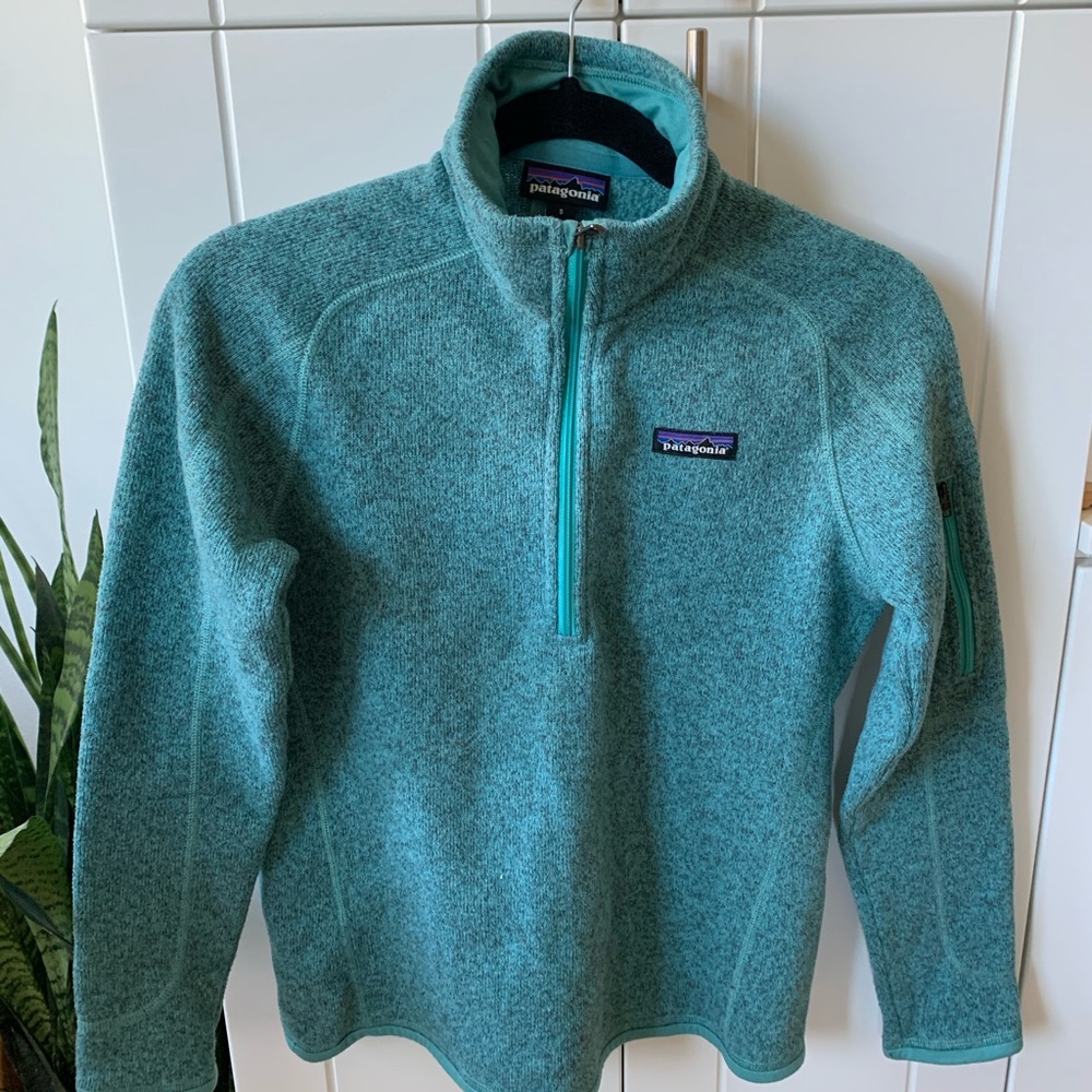 Patagonia Women’s Better Sweater 1/4 Zip Turquoise